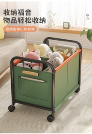 叡寶嚴選 - 小推車置物架 玩具 雜物收納籃 置物架 客廳 大容量 多功能 可移動 小型拉車