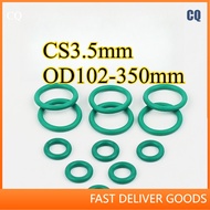 CS3.5mm OD102-350mm Green O-ring gasket sealing ring fluorine rubber, high temperature resistance, o