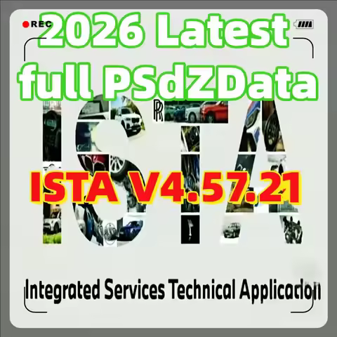Hot B-M-W ista V4.57.21 full version diagnostic software database car programming pc history program