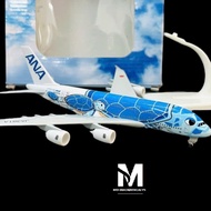 AIRBUS 380-800 ANA AIRCRAFT "All Nippon Airways" JAPAN AIRLINES SEA TURTLE 1:400 SCALE MODEL (20CM)