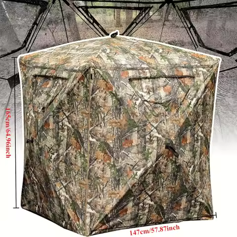 Outdoor Bird Watching Tent One-way 270 ° Transparent Visible Hunting Tentage Camouflage Quick Openin