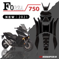 For Honda Forza 750 NSS 750 2021 Motorcycle 3D Gel Decals Accessories Fuel Tank Decorative Protectiv