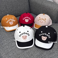 Children's Baseball Cap 6 Months - 6 Years Bear Baby Embroidery | Boys and Girls Hats, Baby Toddler 