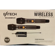 EZITECH WH288MK2H PROFESSIONAL DUAL CHANNEL UHF WIRELESS MICROPHONE