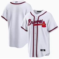 Atlanta Braves Atlanta Braves Home Blank Baseball Uniform Embroidered Jersey Sports Male ML