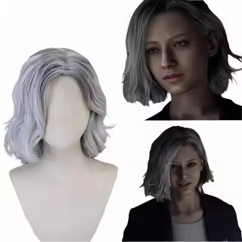 Custom Styled Anime Game Hair Costume Wig for Resident Evil 9 Requiem Grace