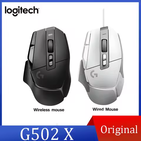 Logitech G502 X LIGHTSPEED Wireless Gaming Mouse - Optical Mouse Wired Gaming Mouse HERO 25K Gaming 