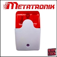 RHD-103 Security Alarm Siren – DC12V or AC220V with RED Strobe Light