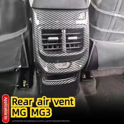 For MG MG3 Hybrid 2024 2025 Rear air outlet frame decoration Anti-kick cover for air conditioning ou