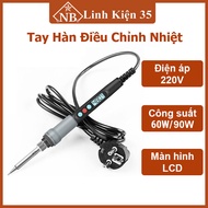 Tay hàn LCD SL 926 220V 60W / 90W điều chỉnh nhiệt độ hiển thị  mỏ hàn thiếc nhỏ gọn lên nhiệt nhanh