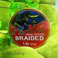 Genuine Toro x4 PE fishing line (lure fishing, immersion fishing, fishing line) - Vy Han fishing