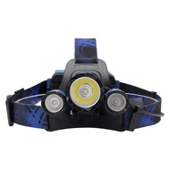 Flashlight Airplane Head-Mounted Rechargeable Headlamp Camping New USB Headlamp Strong Light Cross-B