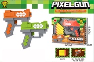Children's Soft bullet nerf pixel blast toy gun