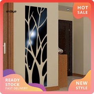 EYE 1 Set Tree Pattern Mirror Wall Stickers Smooth Surface Acrylic TV Background Wall Decal Sticker Home Decor