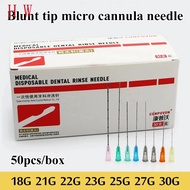 Blunt tip micro cannula medical injection needle 18G 21G 22G 23G 25G 27G 30G Plain Ends Notched Endo