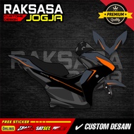 Yamaha Aerox new transparent striping sticker, minimalist racing vinyl ZK-7