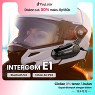 Zacro E1 Bluetooth 5.0 Fm Radio Two-way intercom helmet intercom and Ipx6 waterproof rating