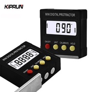 KIPRUN Mini Digital Protractor, Electronic Inclinometer Angle Gauge, 360 Tilt Angle, Level Box Verti