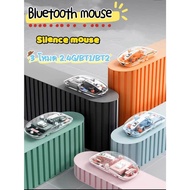 Wireless Mouse 3 Modes 2.4G/BT1/BT2 Rechargeable Silent