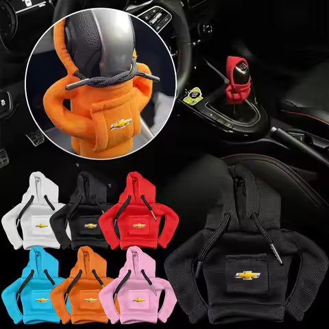 Fashion Car Decor Dust Proof Car Shift Knob Hoodie Handle Cover For Chevrolet Silverado Impala Malib