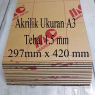 Lembaran Akrilik Marga Cipta A3 1.5mm