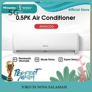 AC HISENSE AN05 CDG 1/2 PK AN05CDG LOW WATT AIC CONDITIONER UNIT ONLY Garansi Resmi
