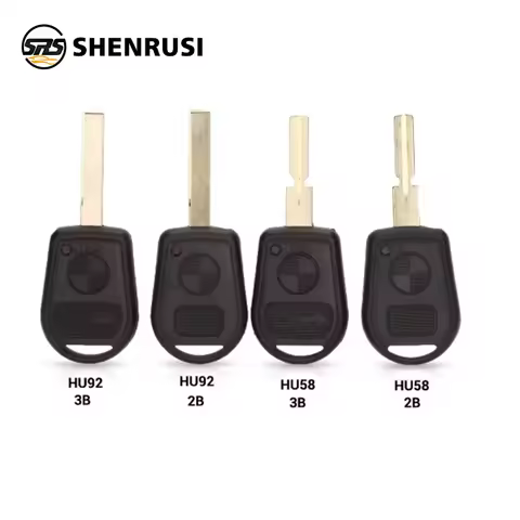 SHENRUSI 2/3 Button Remote Key Shell Fit For BMW E31 E32 E34 E36 E38 E39 E46 Z3 Z4 Case Fob 3 BTN Un