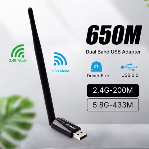 650M USB WiFi Adapter Wi Fi Antenna 650M 600M RTL8811CU Wireless Network Card For Desktop Laptop Win