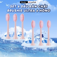 Set 6 đầu bàn chải thay thế Brushie siêu tiết kiệm