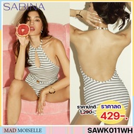 รหัส SAWK011WH SABINA ชุดว่ายน้ำ รุ่น SWIM รหัส SAWK011WH สีขาว