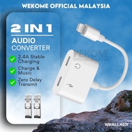 REMAX Audio Adapter Ip Adapter For Ip 3.5 mm Audio Jack Adapter Audio Splitter Audio Converter Earph