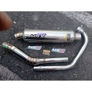 Original exhaust msx jenong non wrx gp5 full set dos satria Fu Vixion CBR GSX Byson scorpio cs1 mp c