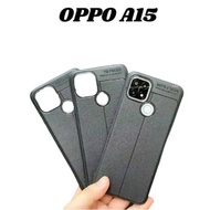 Oppo A15 Case Auto Focus Leather Silikon Soft Case Oppo A15