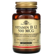 Solgar, Vitamin B12, 500 mcg, 100 Tablets