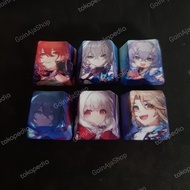 Honkai: Star Rail Keycaps Oem Profile |Tombol Mekanikal Keyboard