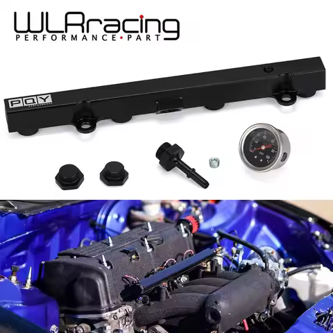 Aluminium K Series Heavy Fuel Rail Kit High Flow Injection Fuel Rail For Honda K20 K24 RSX Civic Si 
