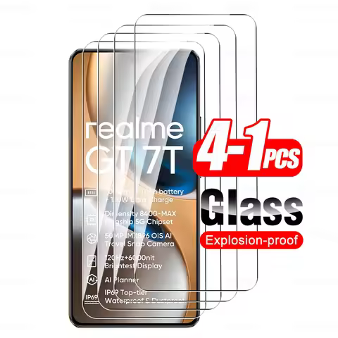 For Realme GT 7T RealmeGT 7 Glass 1-4Pcs Tempered Glass Realmy GT7 T GT7T RealmeGT7 RealmeGT7T 5G Sc
