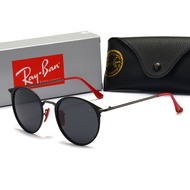 2022Ray-Ban Metal polarized sunglasses for men and women Ferrari Cat Eye with Original box