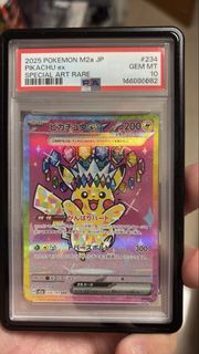 M2A pokemon 小精靈 卡 比卡超 太晶 糖超 psa 10
