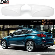 ABS Glossy White Replacement Mirror Covers for BMW 2006 - 2014 X5 E70 X6 E71 E72 Design Great Fitmen