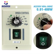 220V AC to 180V DC Motor Speed Controller - Variable Knob Control for 0-400W Motors