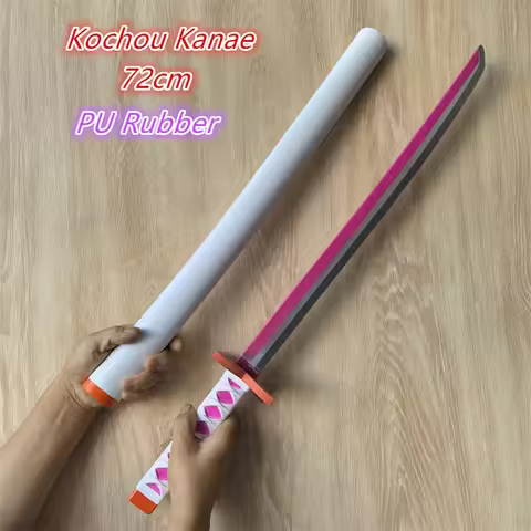 Cosplay Assembled Demon Slayer Katana Sword Original Anime Props Orange Rengoku Kyoujurou Kochou Kan