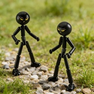 Diy Poseable Stick Man Figure Building Kit Articulated Action Figure With Movable Limbs C8a0