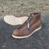 ส่งฟรี 9Us 27cm รองเท้า 🇺🇸 Chippewa 1901g37 5 brown Pebbled Lace – To – Toe 5 bridgemen Boots แท้