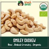 SnackFirst Smiley Cashew Nuts (Raw/Baked) 200g/1kg Healthy Nuts Crunchy Fresh