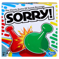 Hasbro Sorry! Board Game (Original) - For Kids Ages 6+ Classic Hasbro Board Game Each Player Gets 4