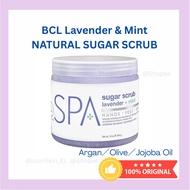 BCL Lavender Spa Sugar Scrub Lavender + mint 16oz （Body Scrub)
