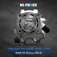 H4R HI-Force Ceramic Cylinder Block - BORE UP SEHER Block VARIO 150 125 ESP ADV PCX BORE UP Block H4