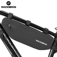 【มาถึงใน 3 วัน】ROCKBROS Cycling Bicycle Bags Top Tube Front Frame Bag Waterproof MTB Road Triangle P