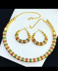 A04 ROUND SHAPE NECKLACE SET